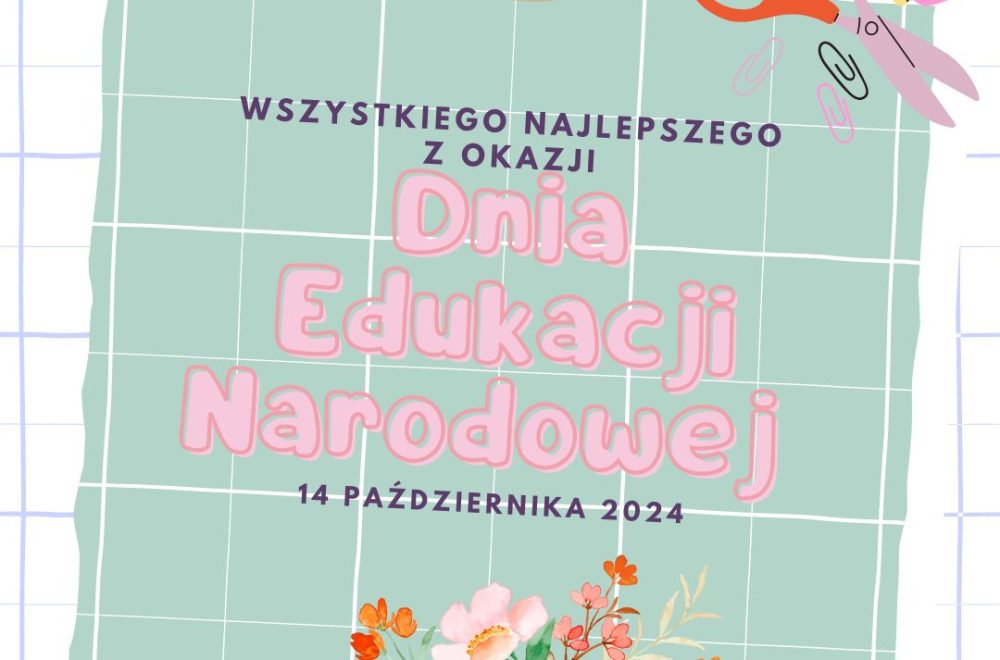 Zielony Uroczy Dzień Nauczyciela Post Instagram